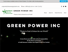 Tablet Screenshot of cleanenergyprojects.com